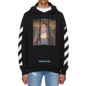 Off-White Black Diagonal Monalisa Hoodie